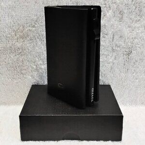 BNIB TOYFID Genuine Leather Sim Minimalist Pop Up RFID Tri-Fold AirTag Wallet!!